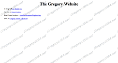Desktop Screenshot of gregoryusa.net